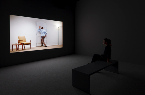 Bill Viola. Frustrated actions and futile gestures Bill Viola. Angel at the door, 2013. Foto: Peter Mallet