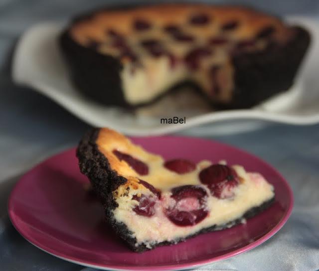 Clafoutis cheesecake con oreo y chocolate blanco