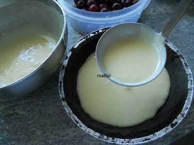 Clafoutis cheesecake con oreo y chocolate blanco