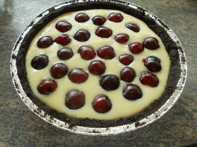 Clafoutis cheesecake con oreo y chocolate blanco