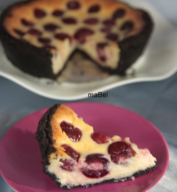 Clafoutis cheesecake con oreo y chocolate blanco