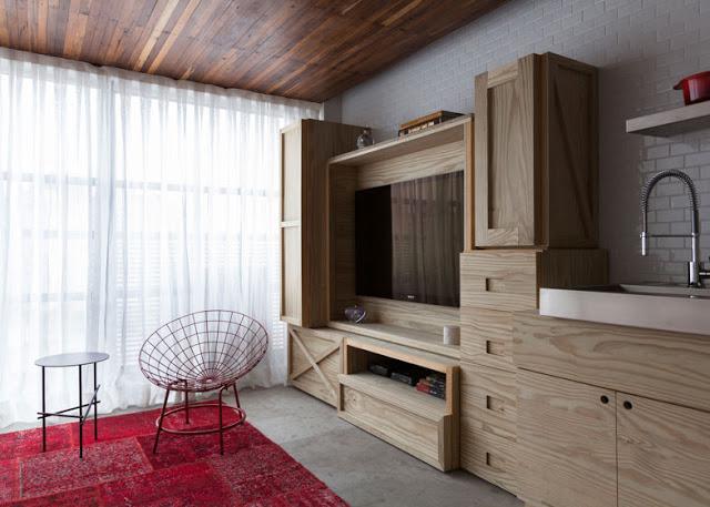 Diseño sorprendente en este mini apartamento