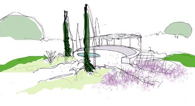 dibujo jardines diseño 09 Diseño de Jardines: Proceso II croquis y dibujos 