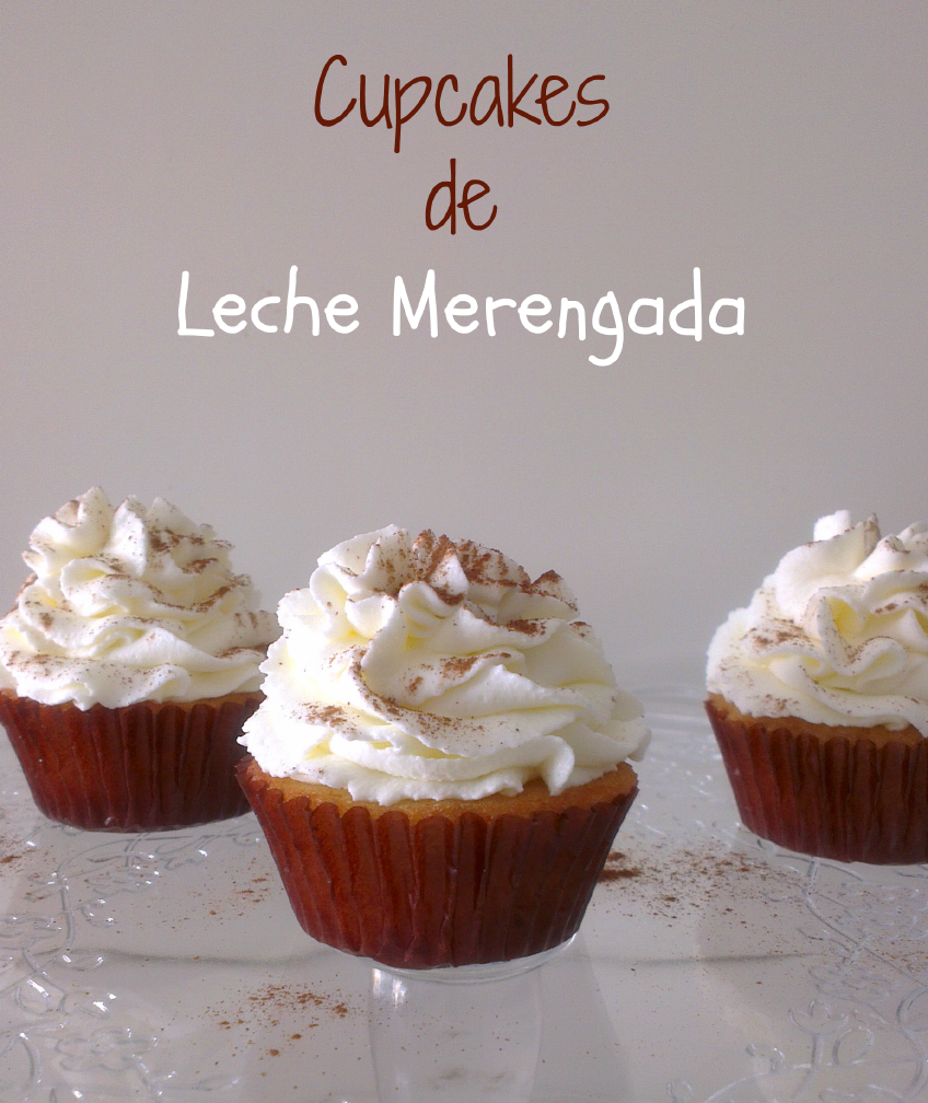 ♥ Cupcakes de leche merengada con nata montada