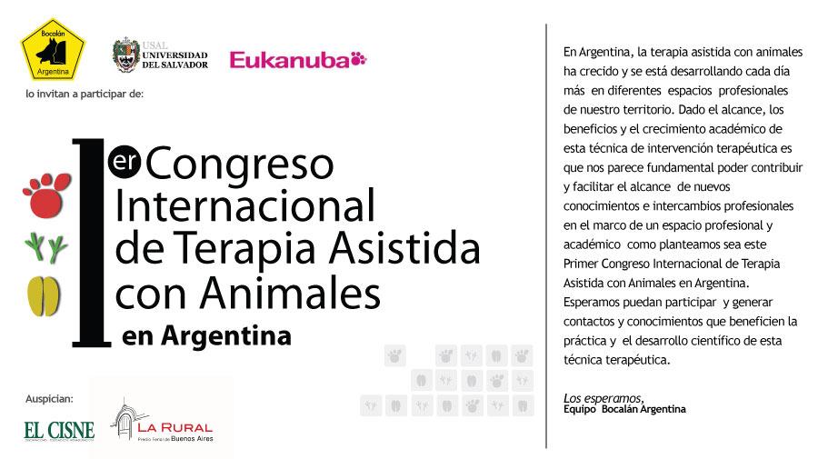 I Congreso Internacional de Terapia Asistida con Animales I Congreso Internacional de Terapia Asistida con Animales