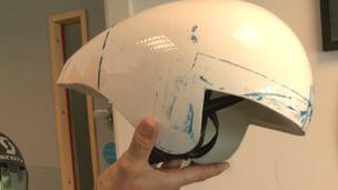 Cómo la tecnología ayuda a ganar centímetros en una carrera Casco