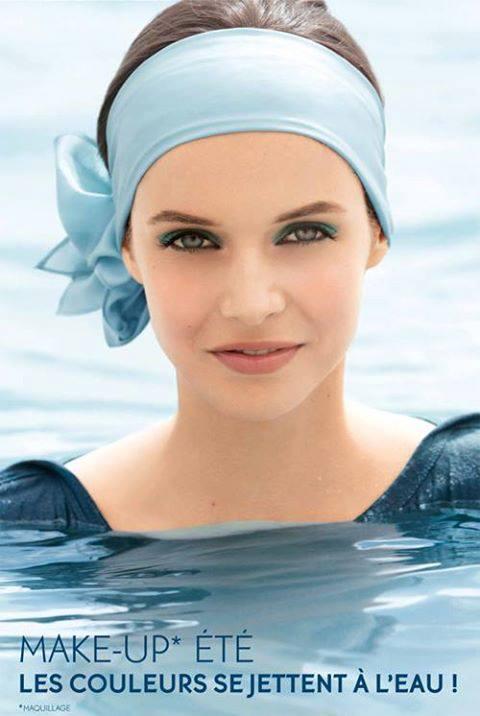 Summer make up by Yves Rocher maquillaje azul yves