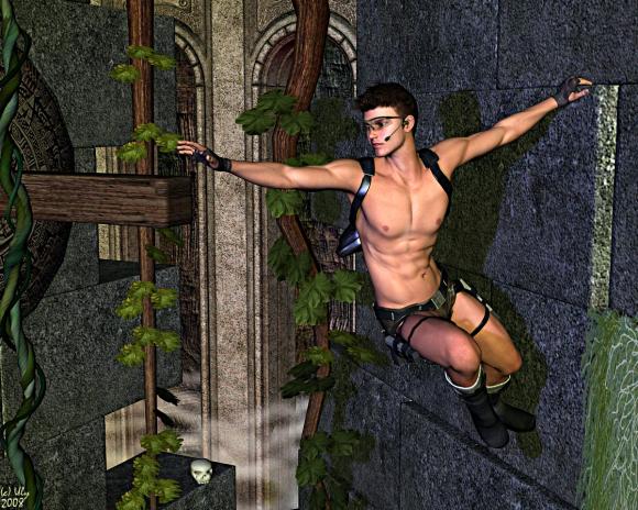 Larry Croft, de profesión arqueólogo nate7