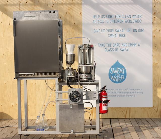 La máquina que convierte el sudor en agua potable