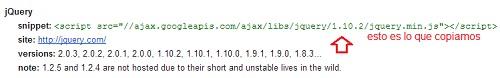 código a insertar en el blog código a insertar en el blog