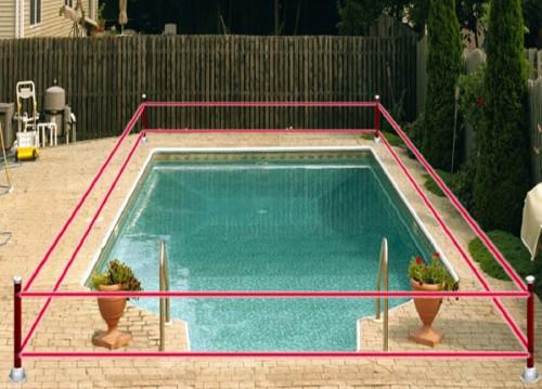 Alarma de piscina perimétrica por infrarrojos seguridad infantil