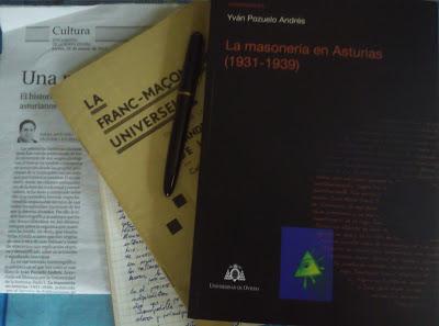 Investigación sobre la masonería en Asturias: Yván Pozuelo Andrés