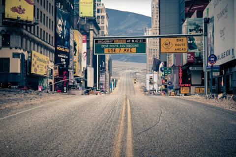 Nueva York y el Gran Cañón fusionados NY3