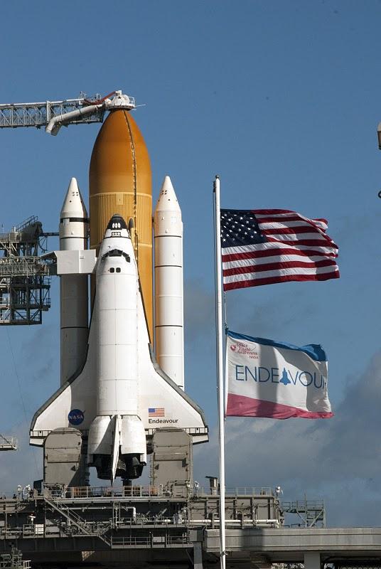 Todo listo para el lanzamiento del Transbordador Espacial Endeavour