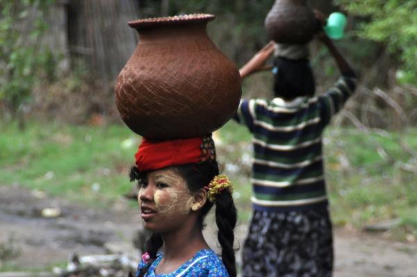 Constantes en Myanmar: Thanaka