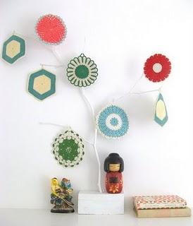Decora tus paredes con gachillo y botones Decora tus paredes con gachillo y botones