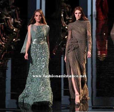 Paris Haute Couture Fashion Week, Fall/Winter 2010. Elie Saab