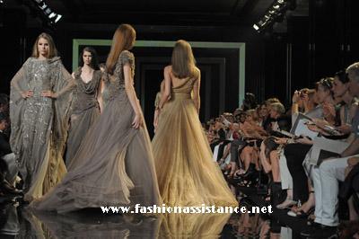 Paris Haute Couture Fashion Week, Fall/Winter 2010. Elie Saab