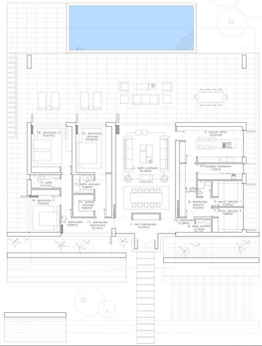 Ground floor Master Plan en Cumayasa: villas unifamiliares