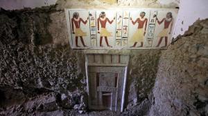 Vista de una de las dos tumbas recientemente encontradas en la necrópolis de Saqqara. Foto: EFE / ABC.es