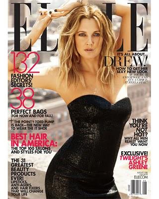 Drew Barrymore, portada de Elle US Agosto