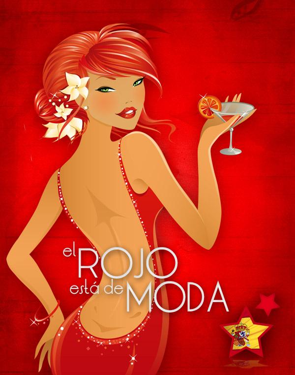el rojo está de moda el rojo está de moda