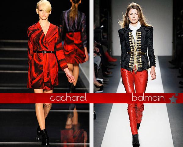 el rojo está de moda el rojo está de moda