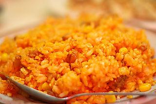 Arroz a la naranja