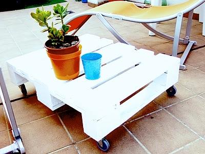La mesa de palet de Cristina La mesa de palet de Cristina