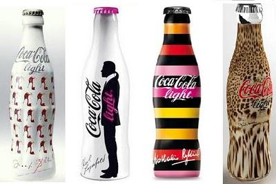 Los diseñadores nacionales le dan a la botella… ¡de Coca-Cola Light!