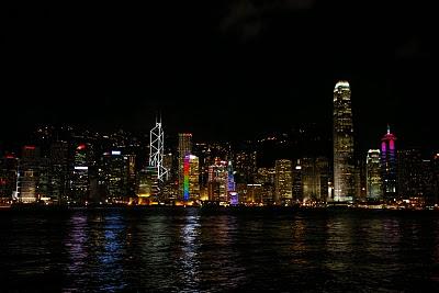 Mirando boquiabierto el cielo de Hong Kong Mirando boquiabierto el cielo de Hong Kong
