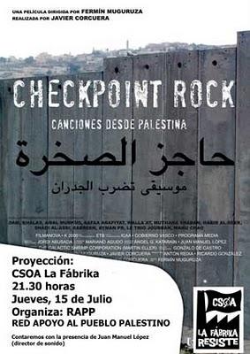 Checkpoint Rock, canciones desde Palestina Checkpoint Rock, canciones desde Palestina