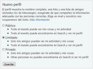 Cambios en el perfil de Messenger de Windows Live Cambios en el perfil de Messenger de Windows Live
