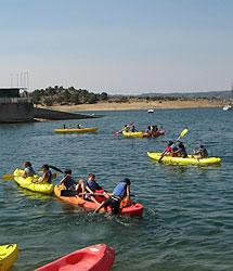 kayaks en Valmayor