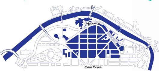 BAD & BREAKFAST en Bilbao Mappa Bilbao Art District