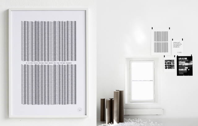 Simple ideas: Therese Sennerholt! diseño, sueco, laminas, deco, Therese Sennerholt