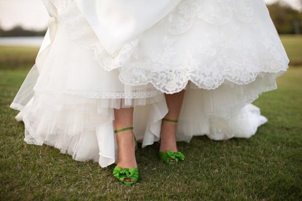 Zapatos de novia con color Zapatos de novia con color
