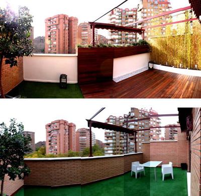 diseño de jardin en terraza 041 Diseño de Jardines: fotos del antes y después