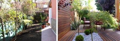diseño de jardin en terraza 091 Diseño de Jardines: fotos del antes y después