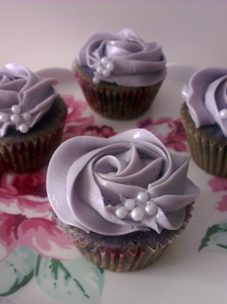 ♥ Cupcakes de violeta