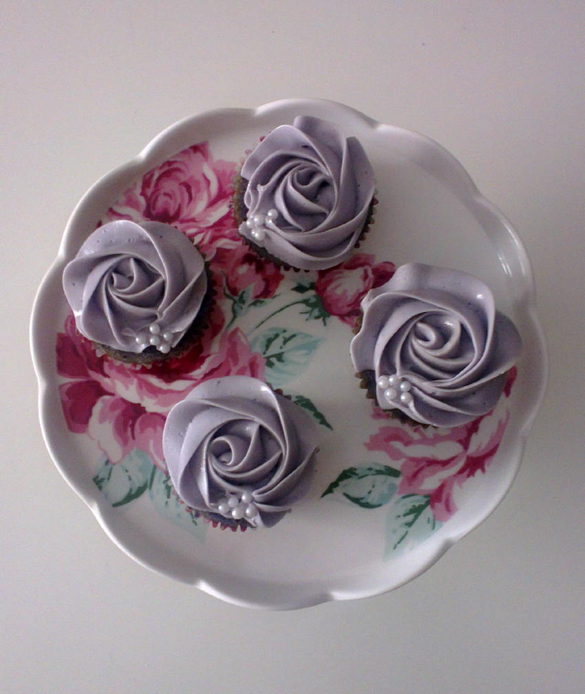 ♥ Cupcakes de violeta