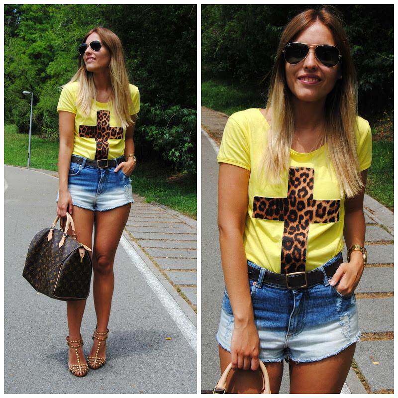 Leopard cross. Leopard cross.