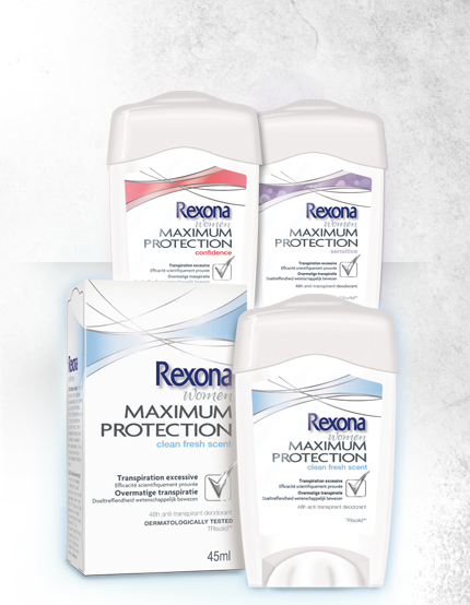 Mujeres activas: Rexona Maximun protection Mujeres activas: Rexona Maximun protection