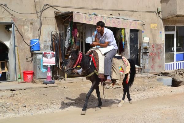 Medio Oriente, Parte 2: El hombre que me desfiguró la cara, y la triple frontera entre Siria, Turquía e Irak… Medios de transporte modernos, en Mardin