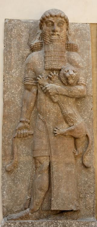 Representación de Gilgamesh encontrada en Dur-Sharrukin