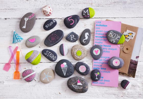 DIY: piedras de colores Steine bemalen