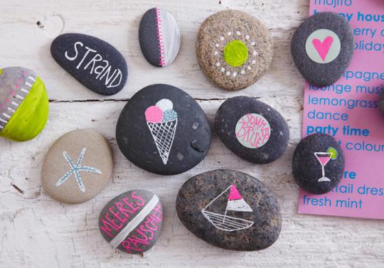 DIY: piedras de colores Steine bemalen