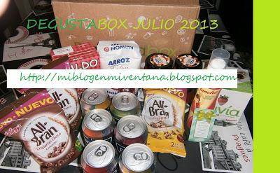 DEGUSTABOX JULIO 2013. DEGUSTABOX JULIO 2013.