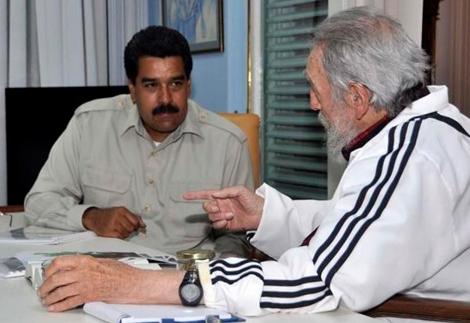 Nicolás Maduro pide instrucciones a su jefe Fidel