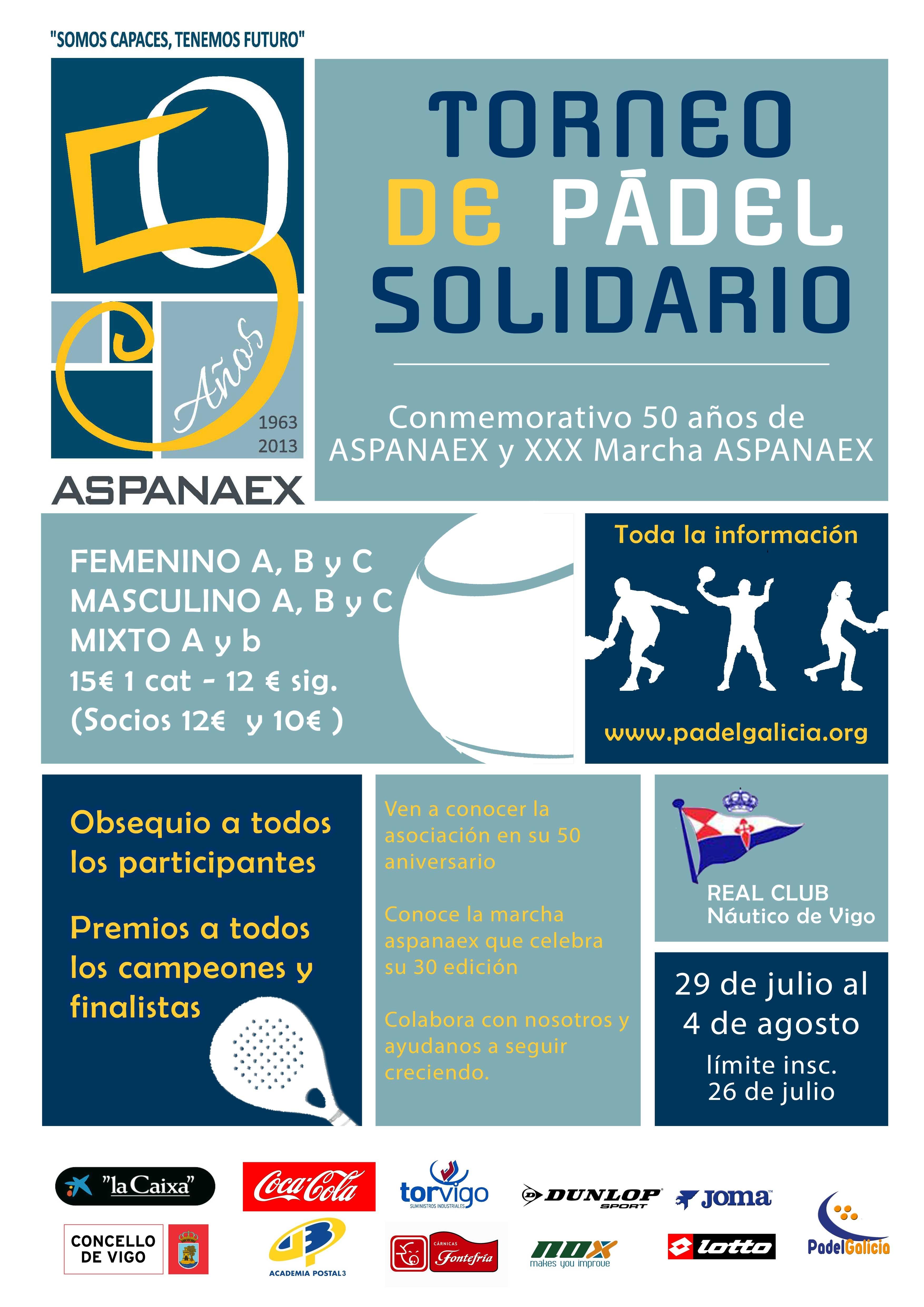 Torneo de Pádel Solidario Aspanaex Torneo de Pádel Solidario Aspanaex